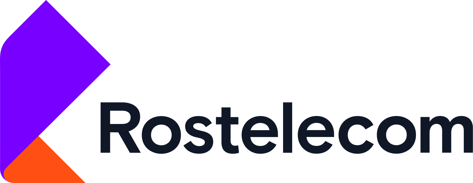 Логотип Ростелеком на белом фоне